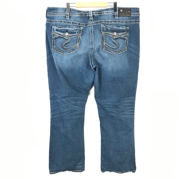 Silver suki mid slim boot jeans flap pocket
